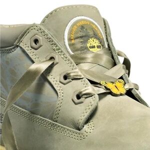 Timberland Green Boots with Butterfly Detail